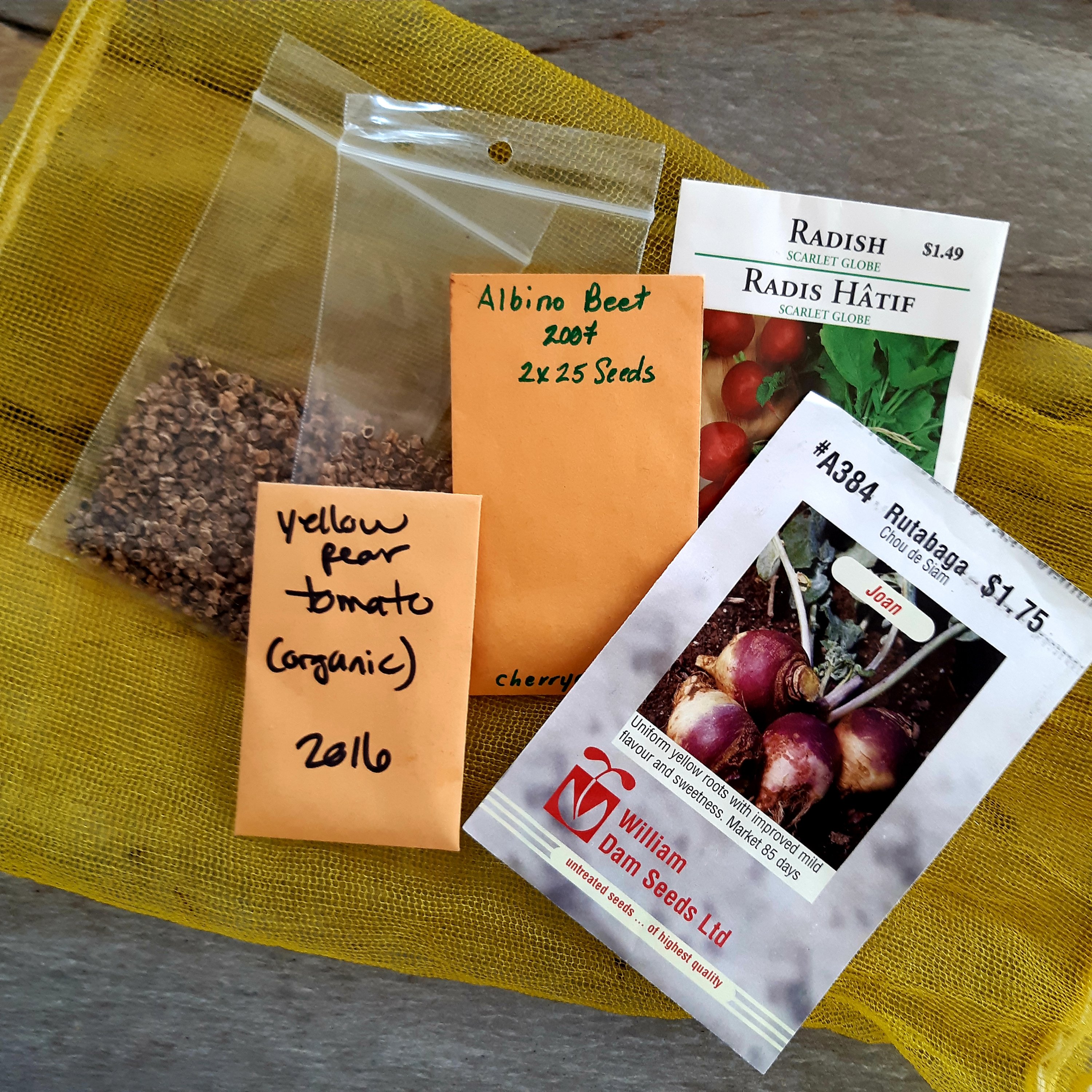 Picture of seed packets 